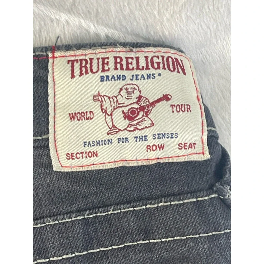 True Religion Geno Relaxed Slim Black Fade/Dark Gray Jeans